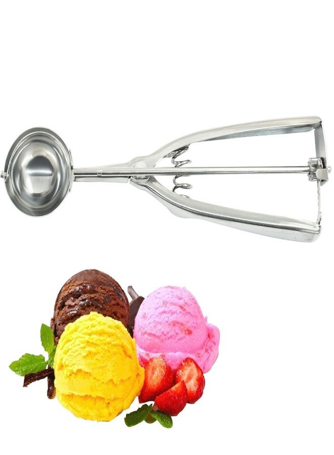 LDEXIN Cookie Scoop 2 Tablespoon, Ice Cream Scoop, 18/8 Stainless Steel, 2 Tbsp/ 30ml / 1 oz Cookie Dough Scoop for Baking, Ice Cream Scooper with Trigger Release(#40) - Image 4